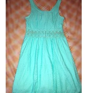 Teal Skater Dress